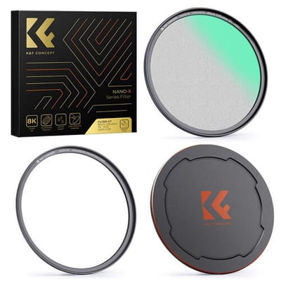 77mm Black Diffusion 1/4 MRC K&F Concept NANO