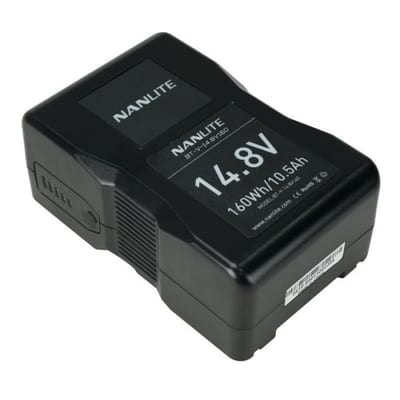 NANLITE V-lock akku 14.8V 160Wh 10.5Ah + töltő