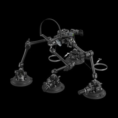 3565 All-in-One 4-Arm Suction Cup Camera Mount Kit for Vehicle Shooting SC-15K